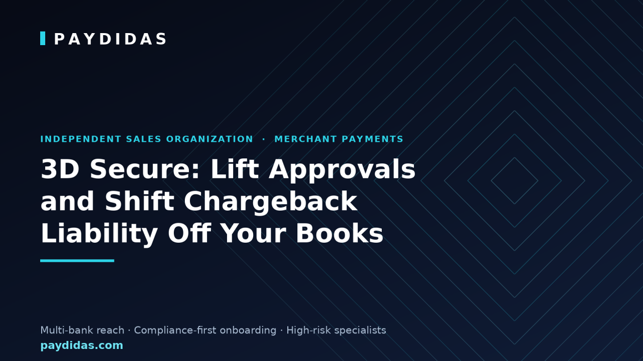 3D Secure (3DS2): How Cardholder Authentication Lifts Approvals and Shifts Chargeback Liability